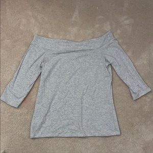 Loft, Size M, Off the Shoulder Shirt, 3/4 sleeve